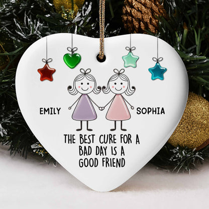 The Best Cure For A Bad Day Is A Good Friend, Stars and Hearts