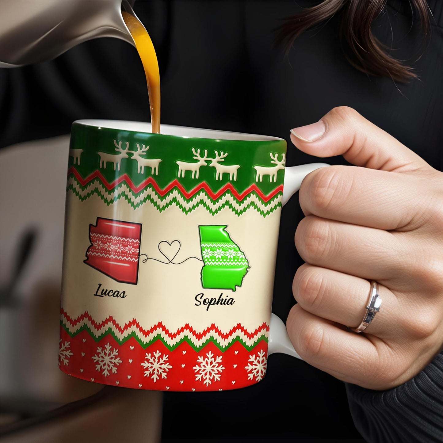 Besties Forever Christmas Sweater Design