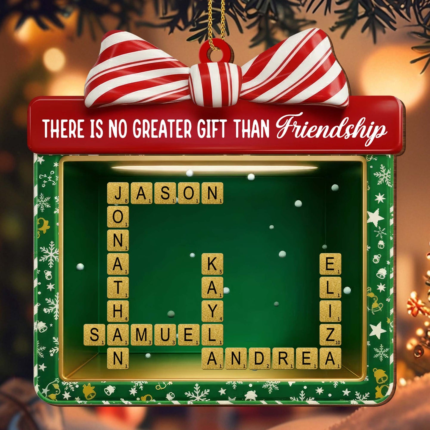 There Is No Greater Gift Than Friendship Ornament