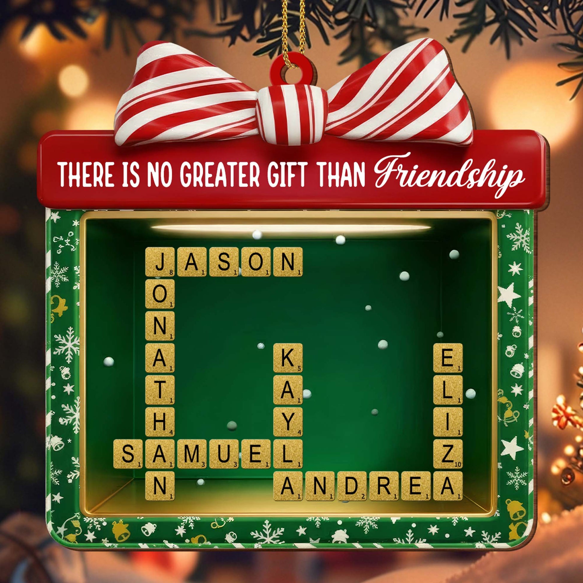 There Is No Greater Gift Than Friendship Ornament