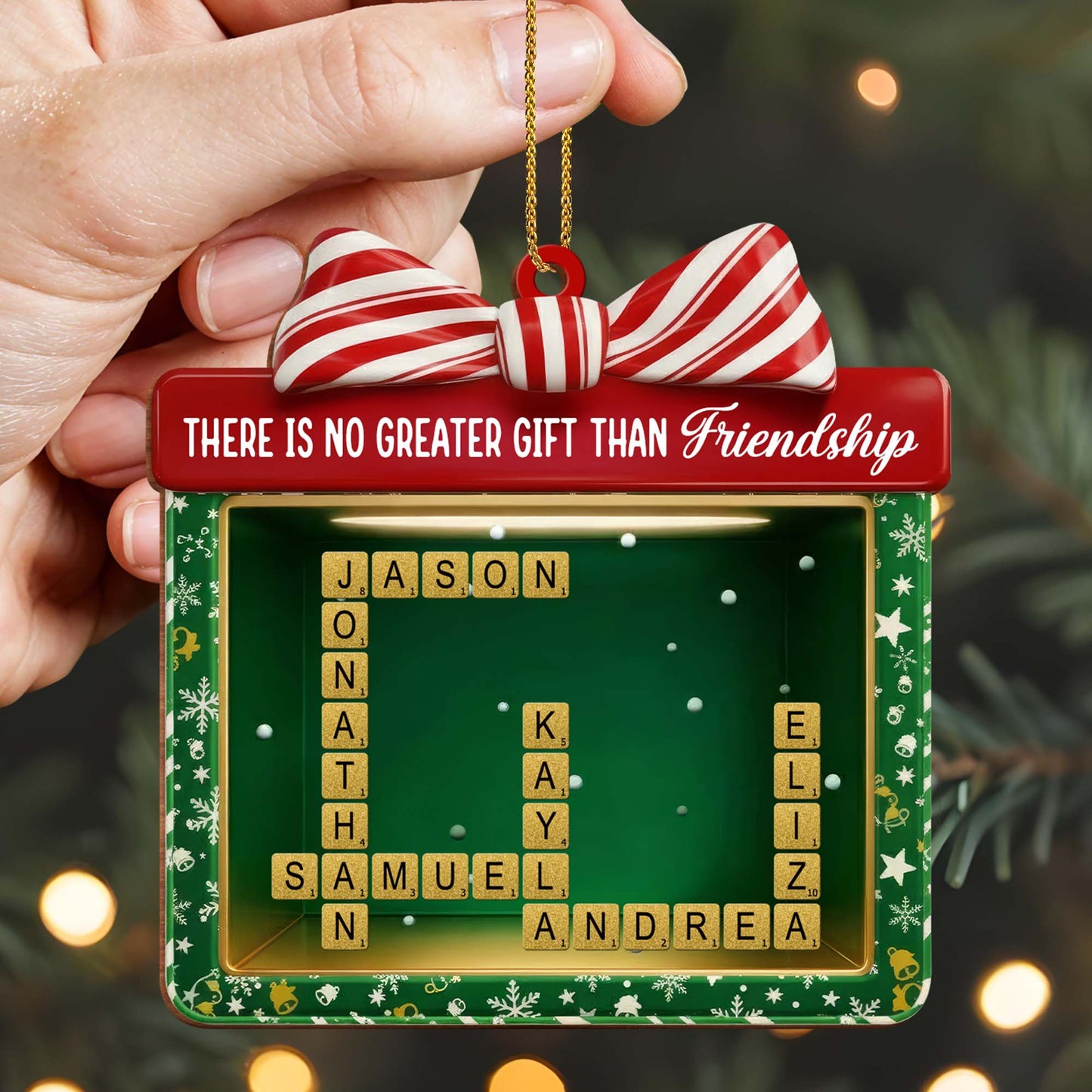 There Is No Greater Gift Than Friendship Ornament