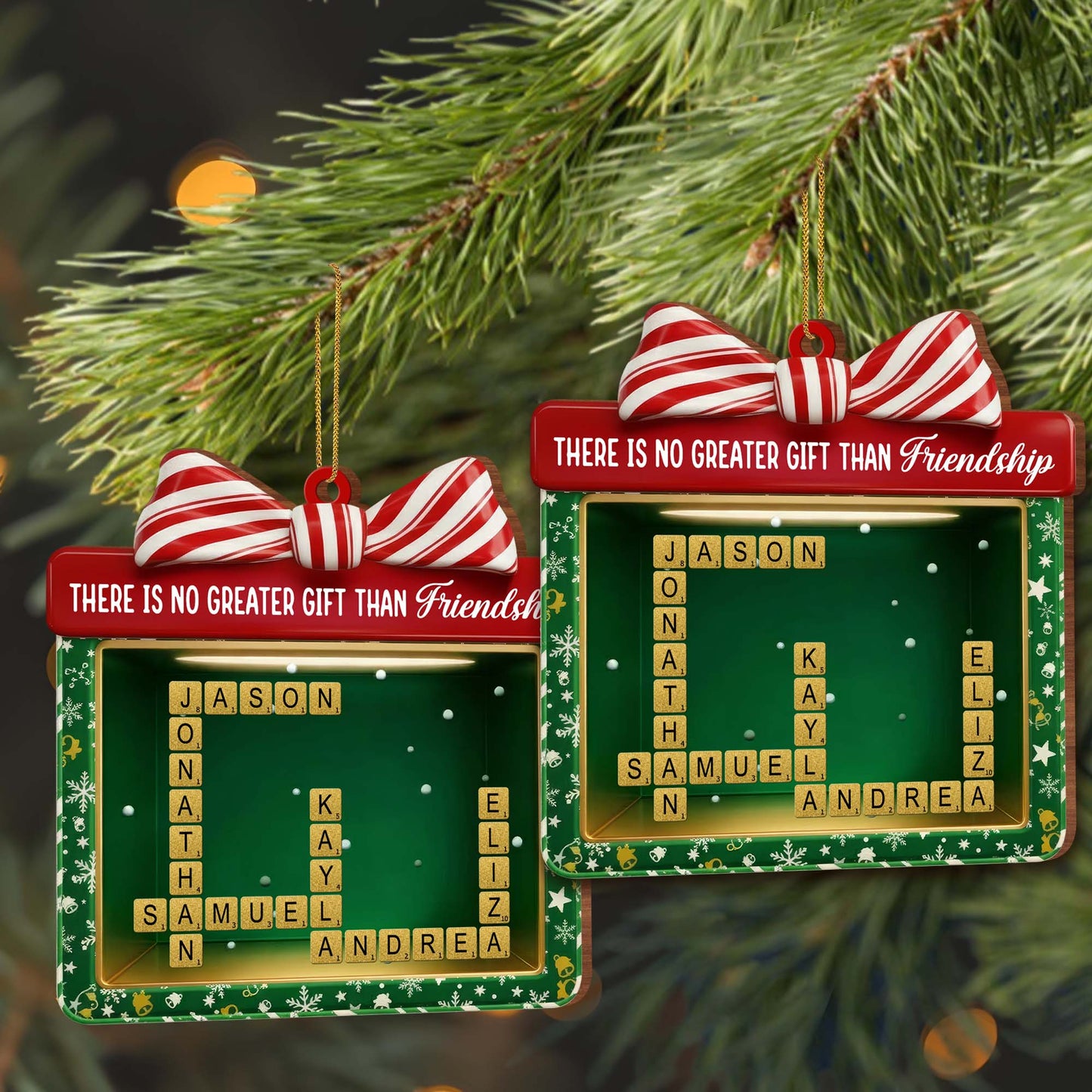 There Is No Greater Gift Than Friendship Ornament