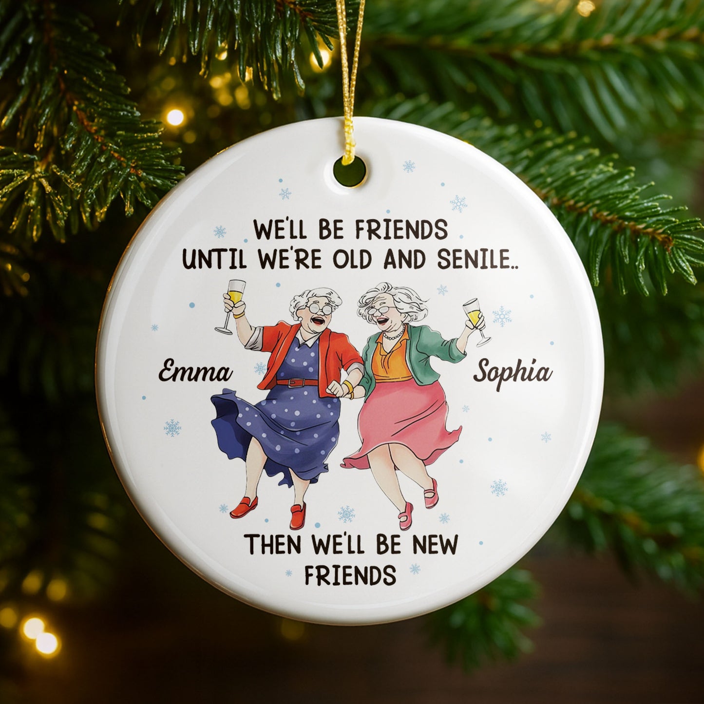 We'll Be Friends Until We're Old, Dancing Elderly Women