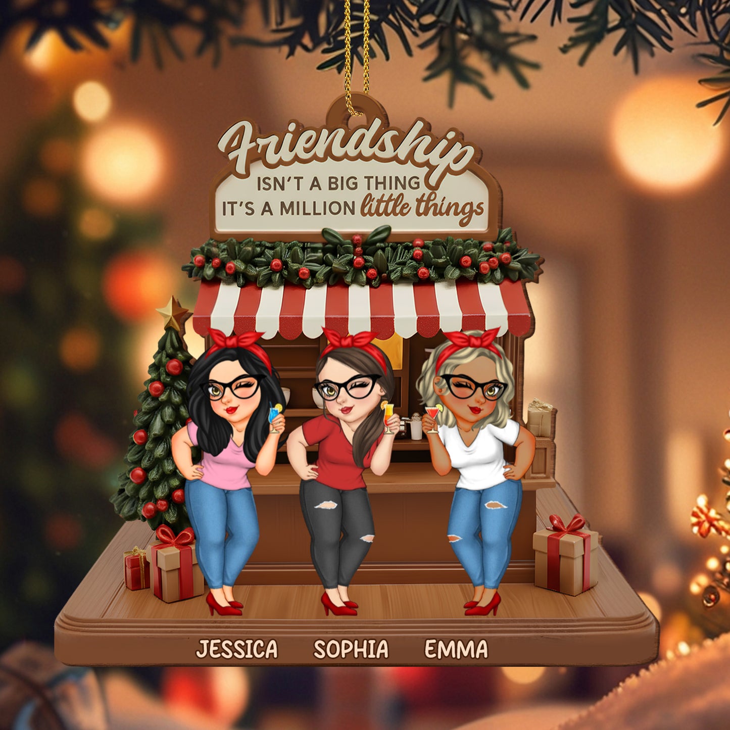 Friendship Isn't A Big Thing With Holiday Decorations