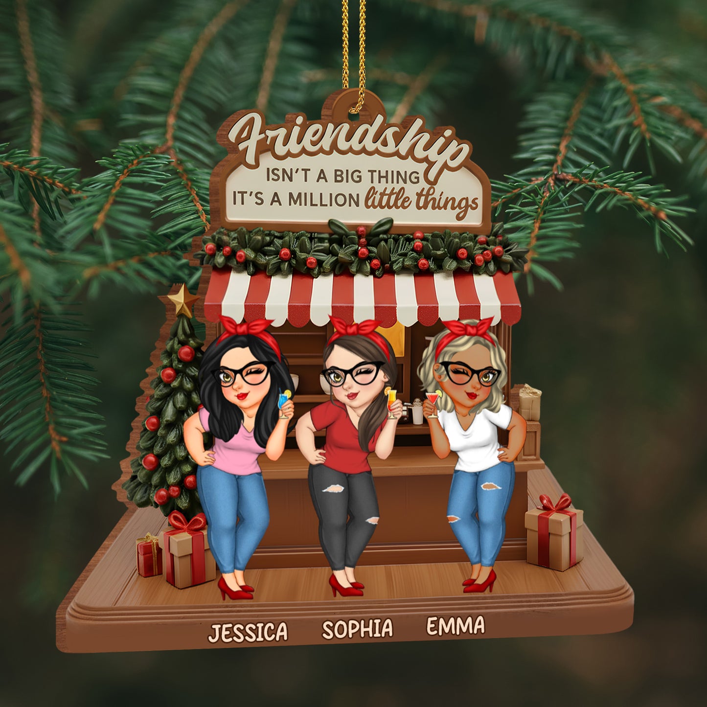 Friendship Isn't A Big Thing With Holiday Decorations