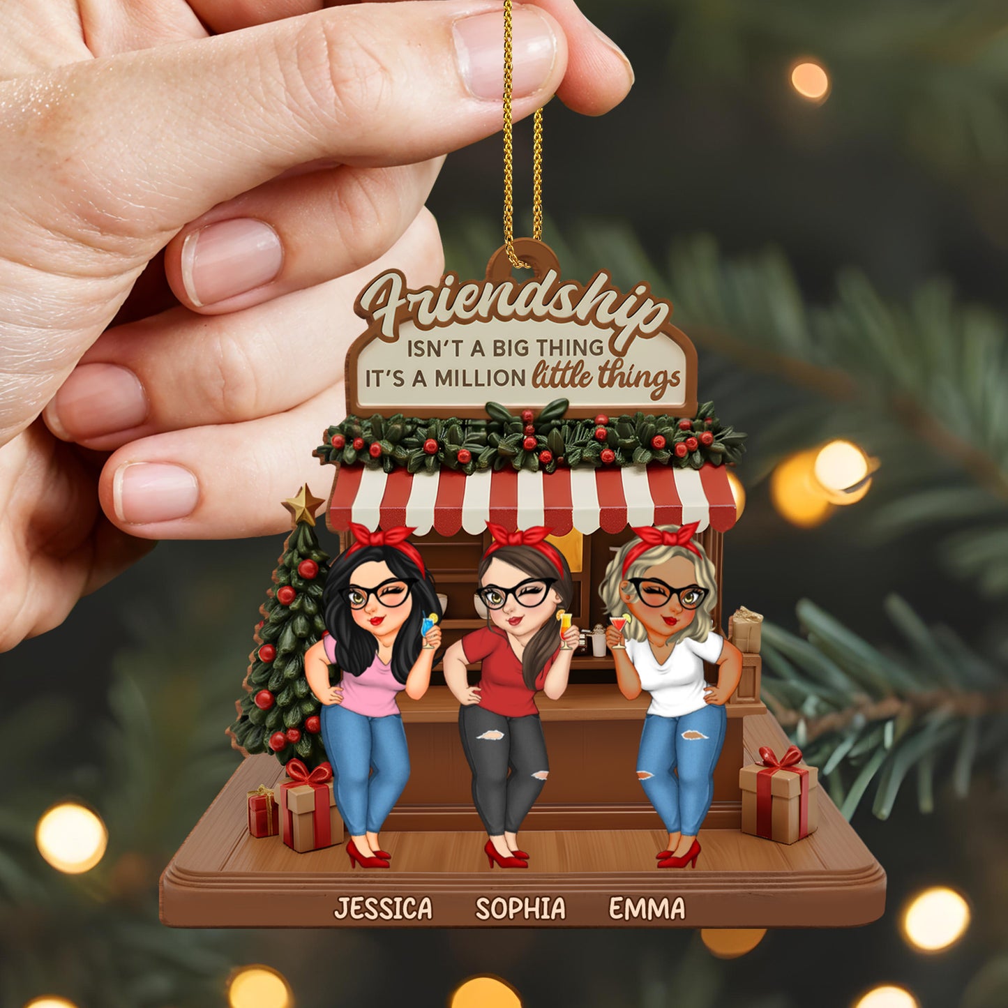 Friendship Isn't A Big Thing With Holiday Decorations