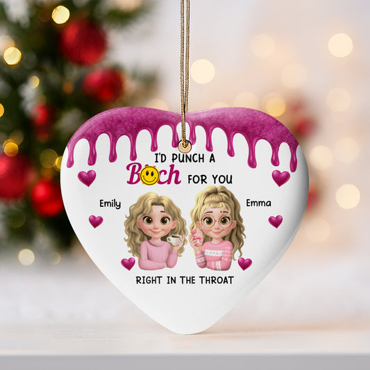 I'd Punch A Boch For You, Two Girls, Heart Design