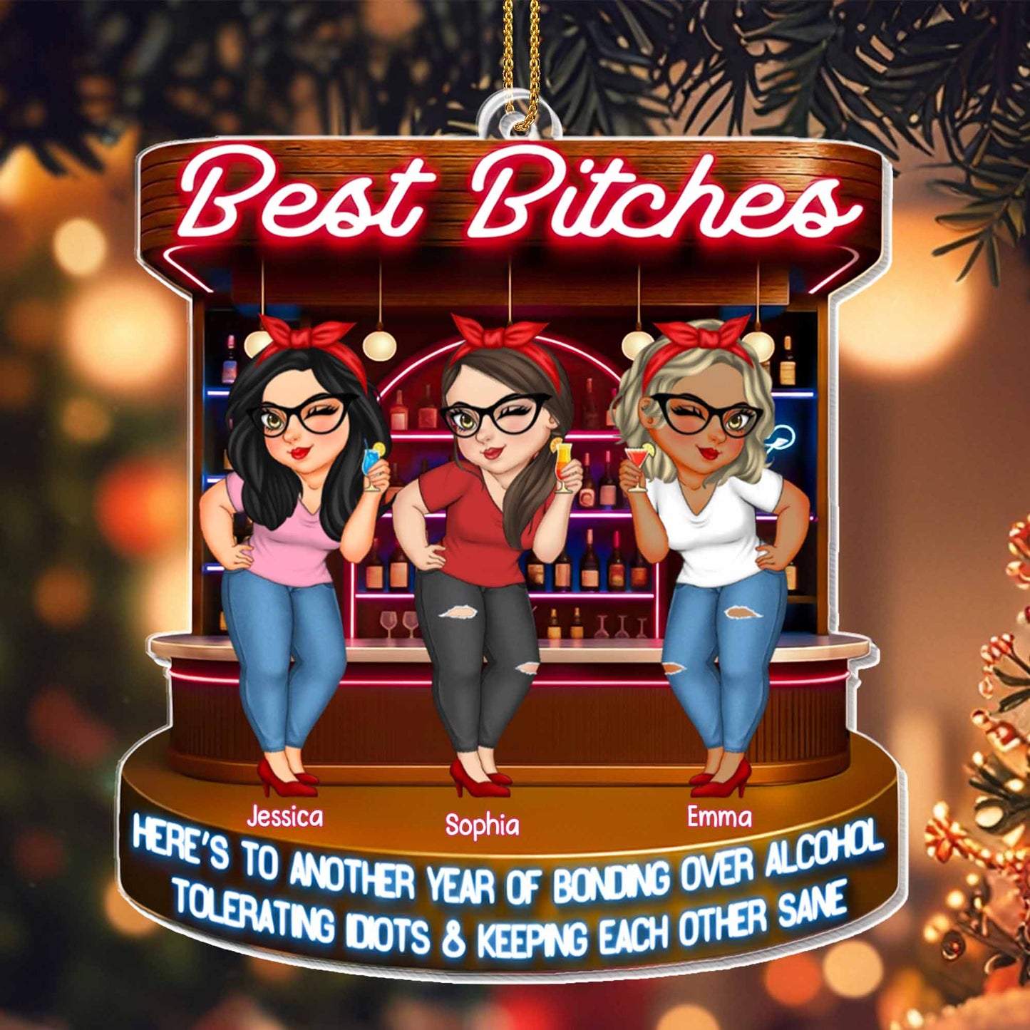 Here's To Another Year, Friends Bonding Over Drinks