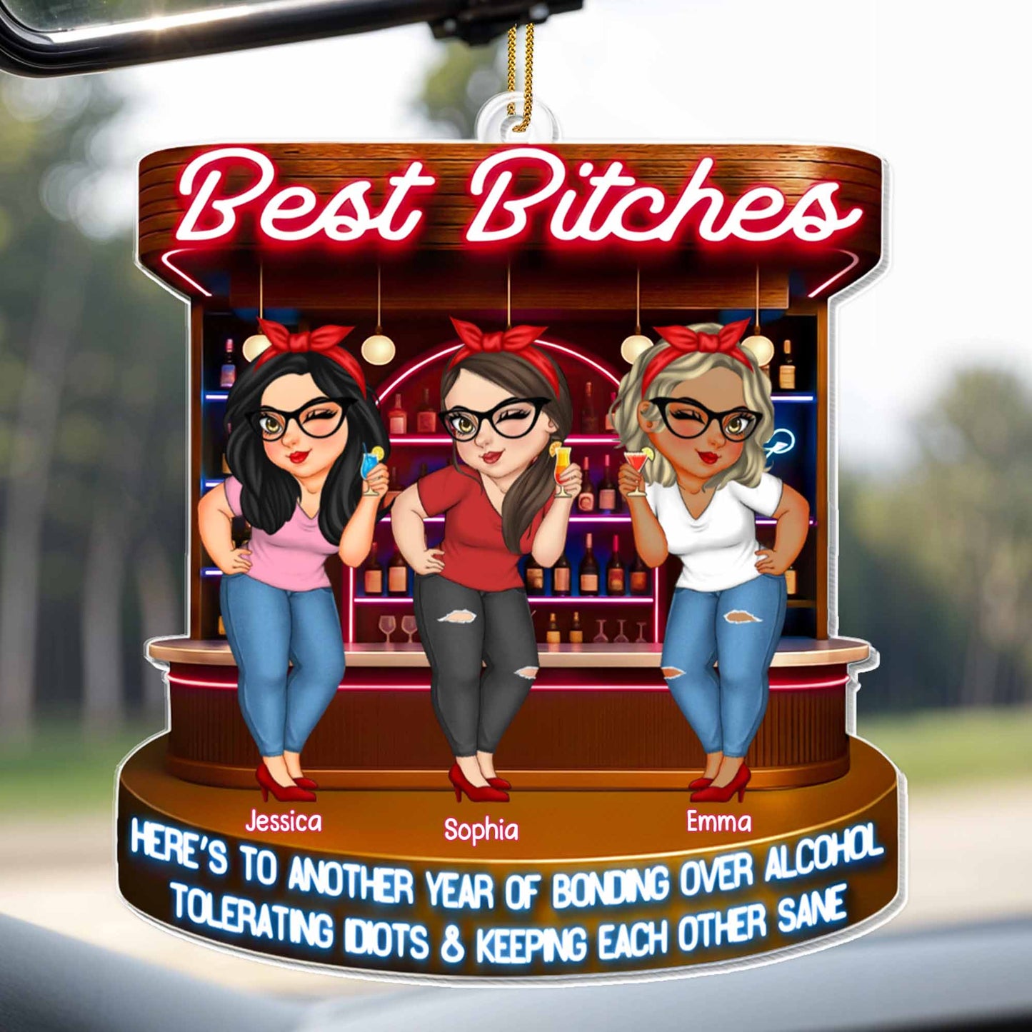 Here's To Another Year, Friends Bonding Over Drinks