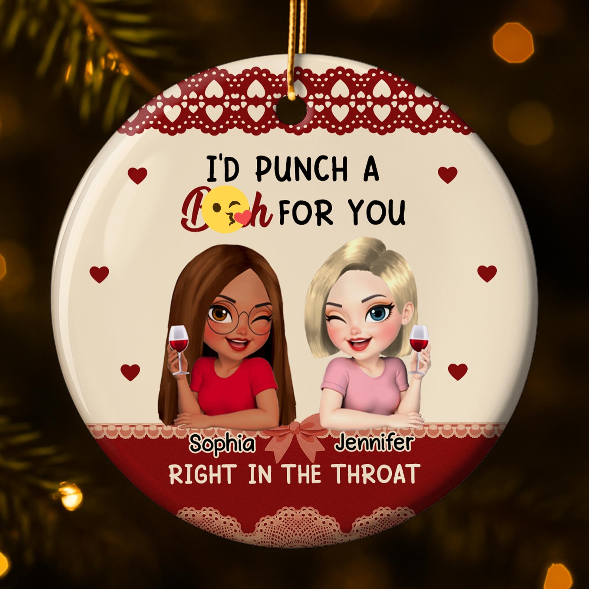 I'd Punch For You, Two Friends Sharing Wine