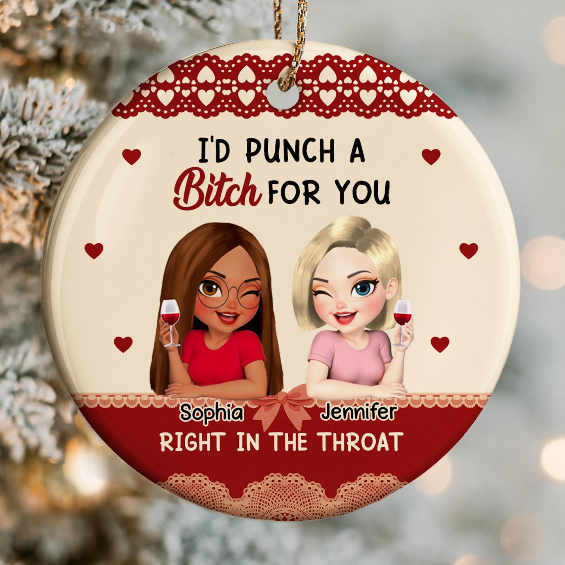 I'd Punch For You, Two Friends Sharing Wine