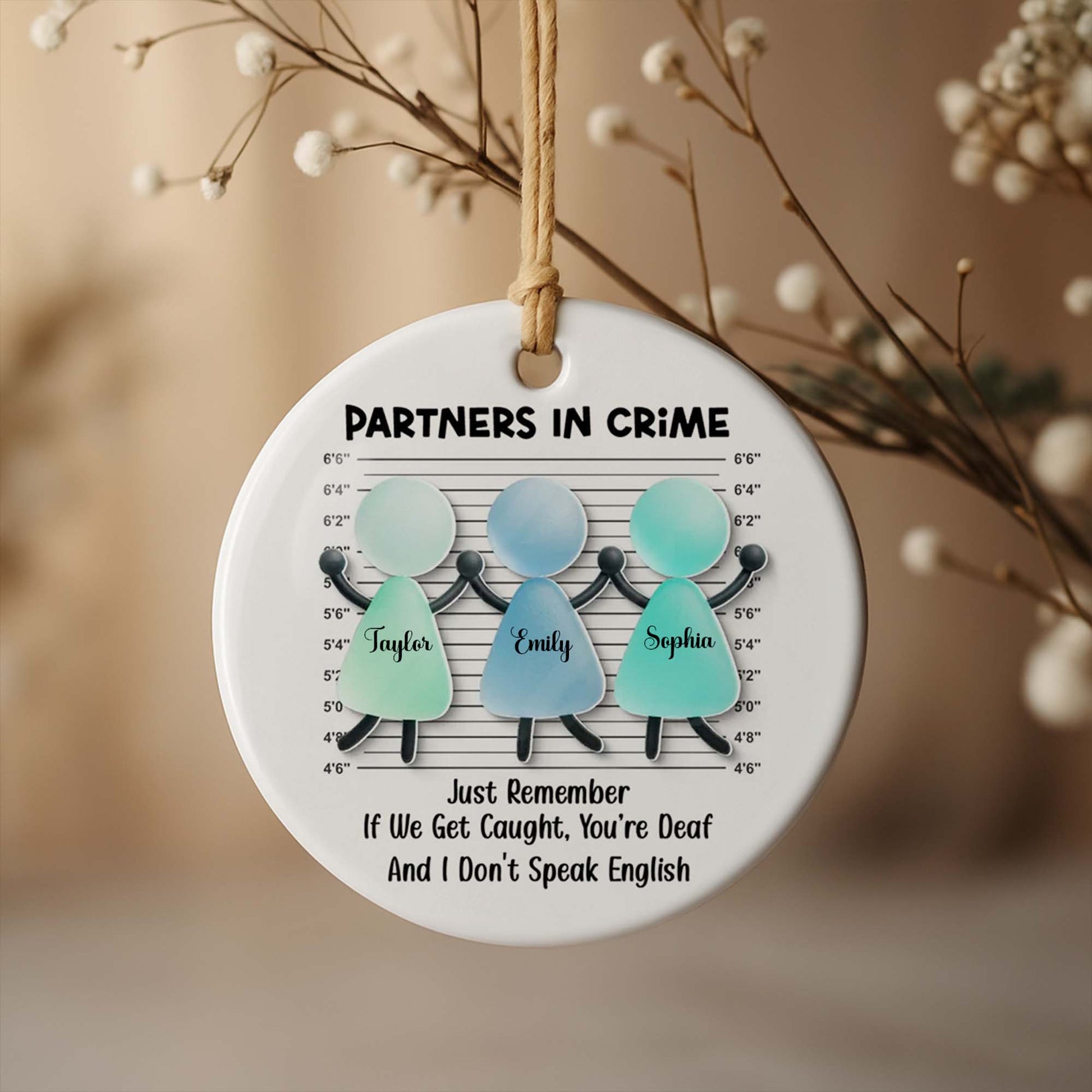 Partners In Crime, Remember If We Get Caught, Mugshot Figures