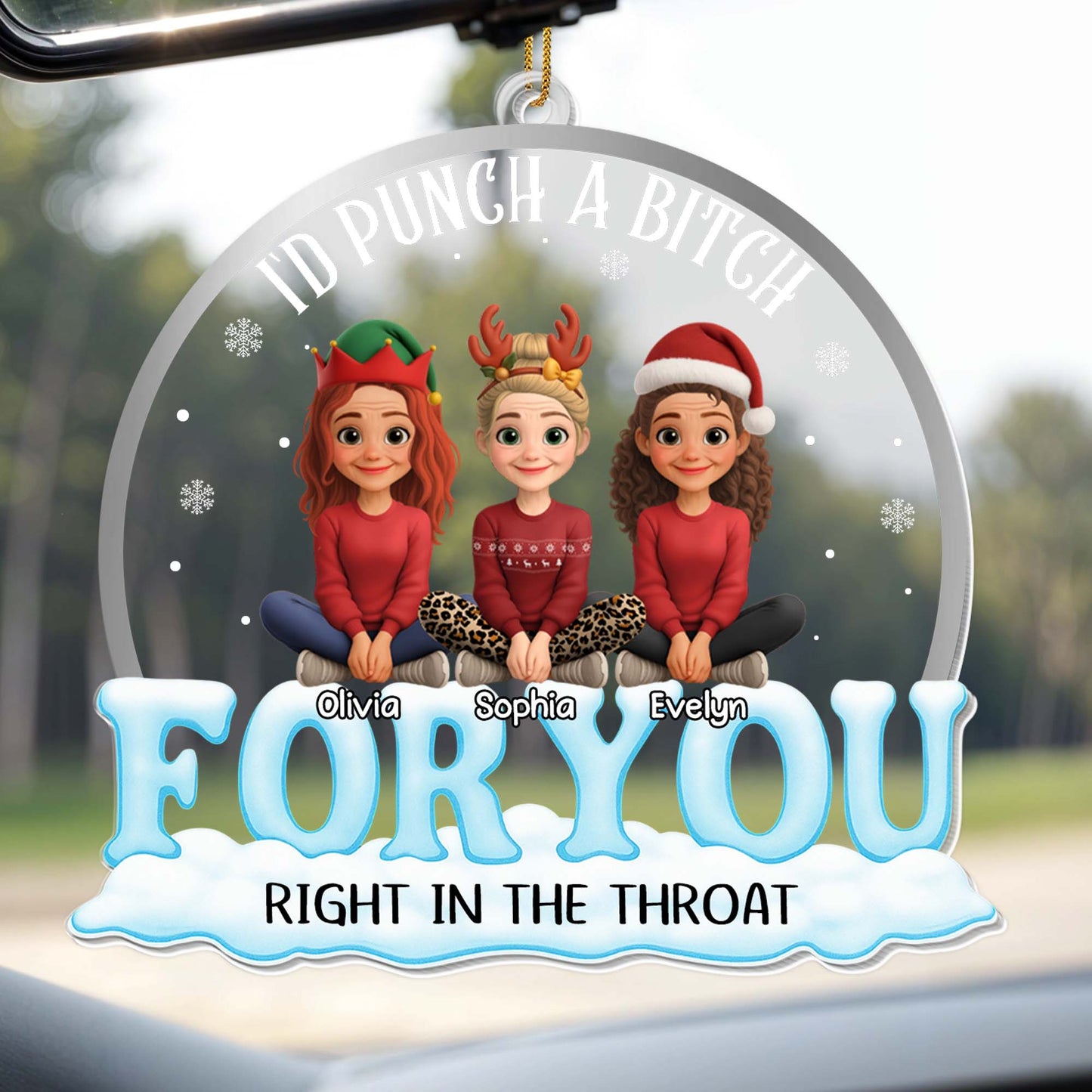 I'd Punch A B*tch Right In The Throat, For You, Santa Hats