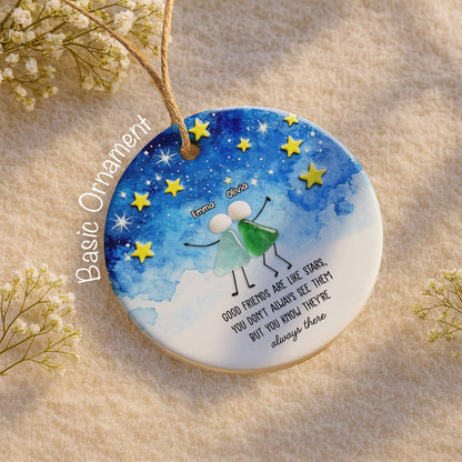 Good Friends Are Like Stars, Decorative Ornament