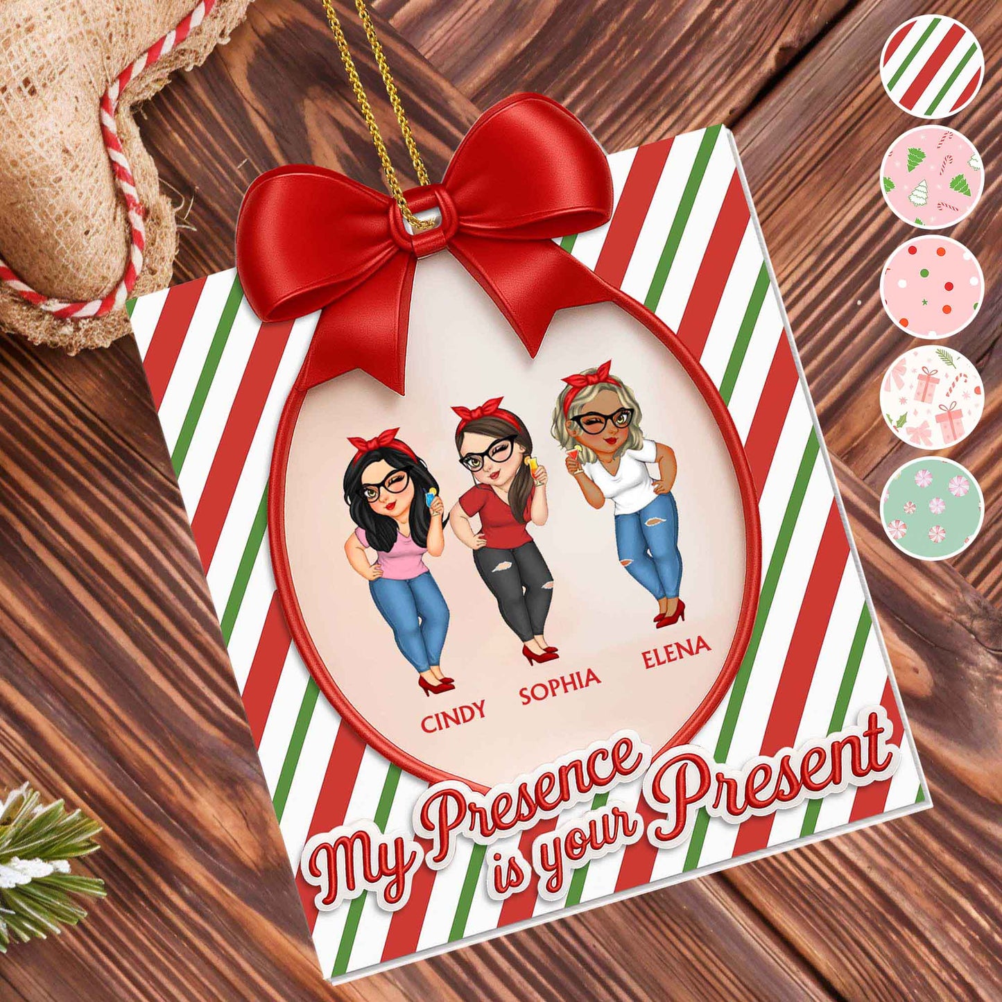 My Presence Is Your Present With Cartoon Characters