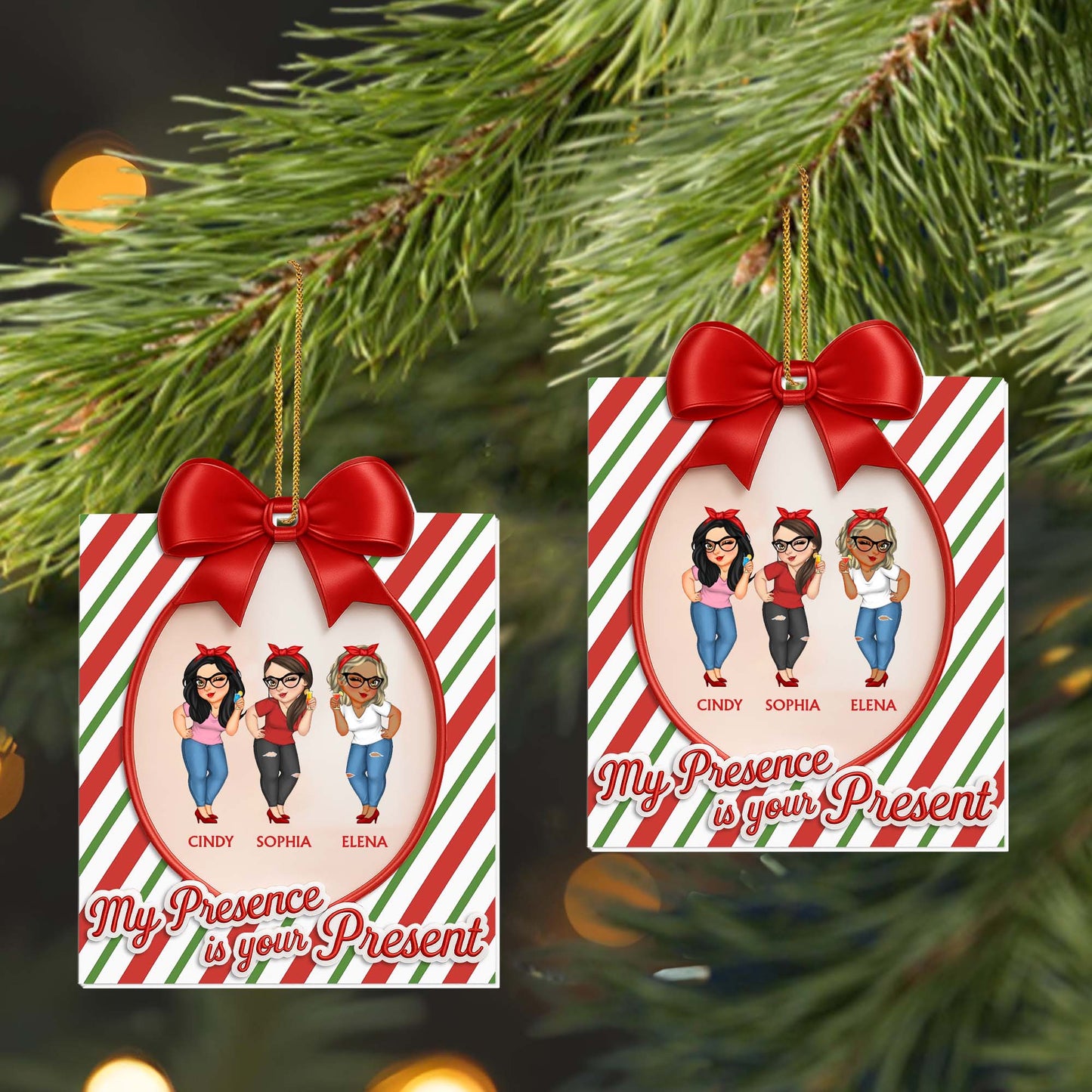 My Presence Is Your Present With Cartoon Characters