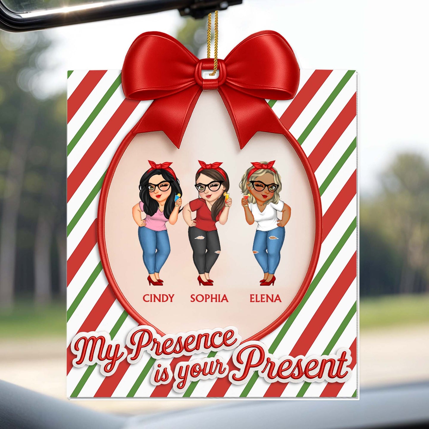 My Presence Is Your Present With Cartoon Characters