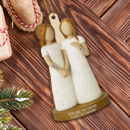 You Are The Friend I Got To Choose, Figurines With Flowers