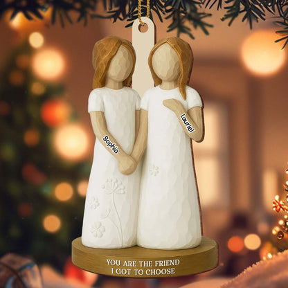 You Are The Friend I Got To Choose, Figurines With Flowers