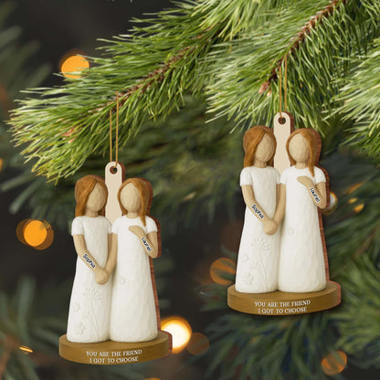 You Are The Friend I Got To Choose, Figurines With Flowers