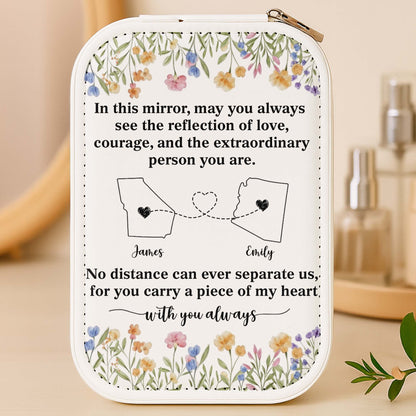 In This Mirror, May You Always See Love and Courage, Flowers and Heart