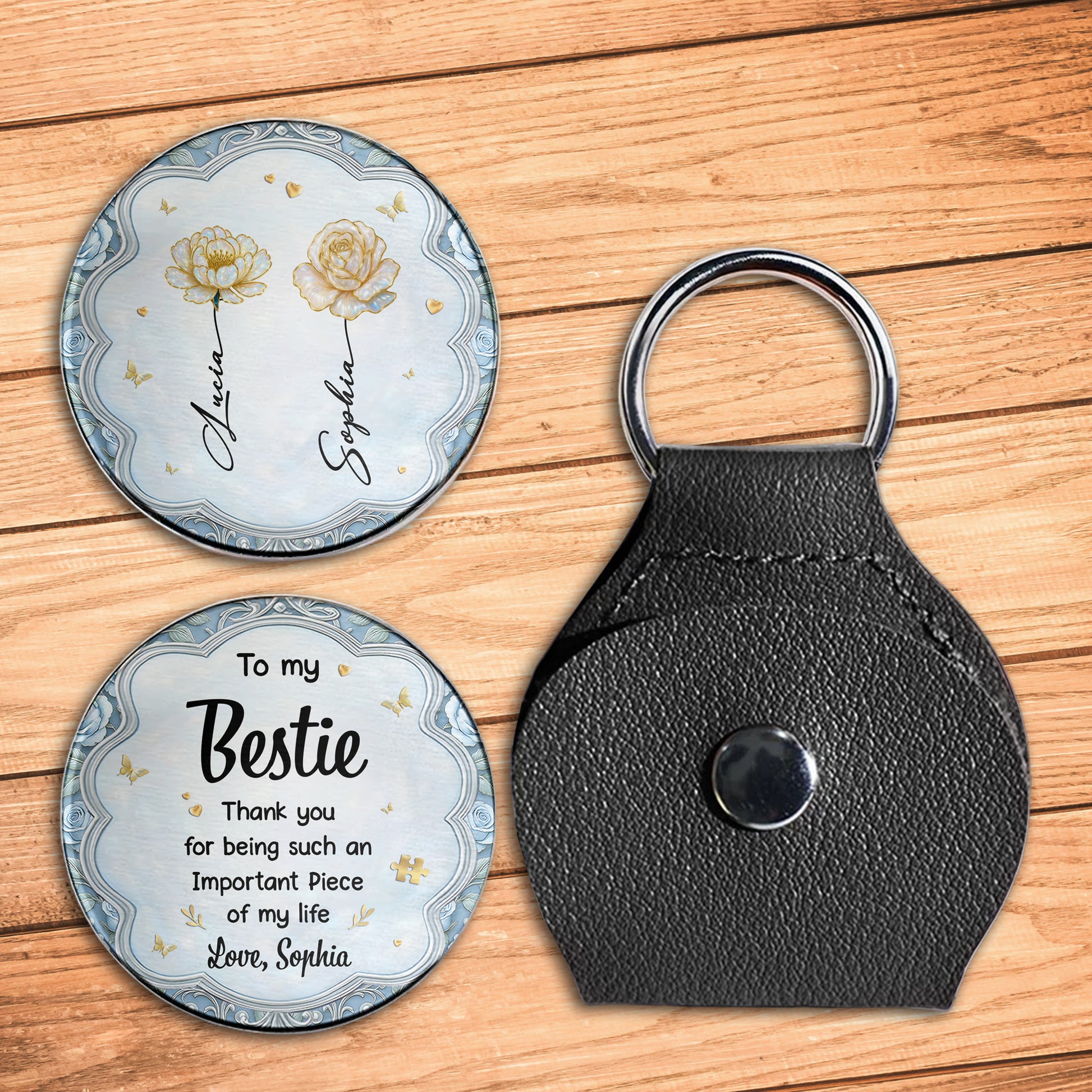 To My Bestie Thank You For Being An Important Piece Of My Life