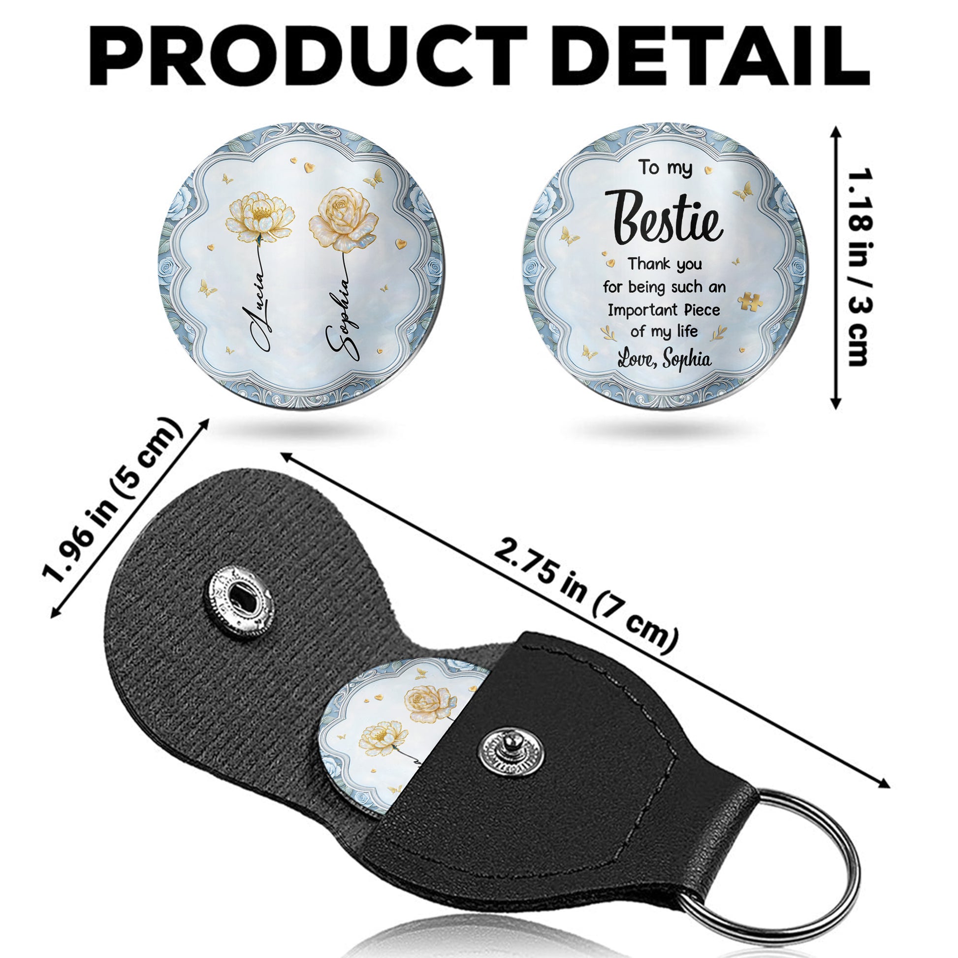 To My Bestie Thank You For Being An Important Piece Of My Life