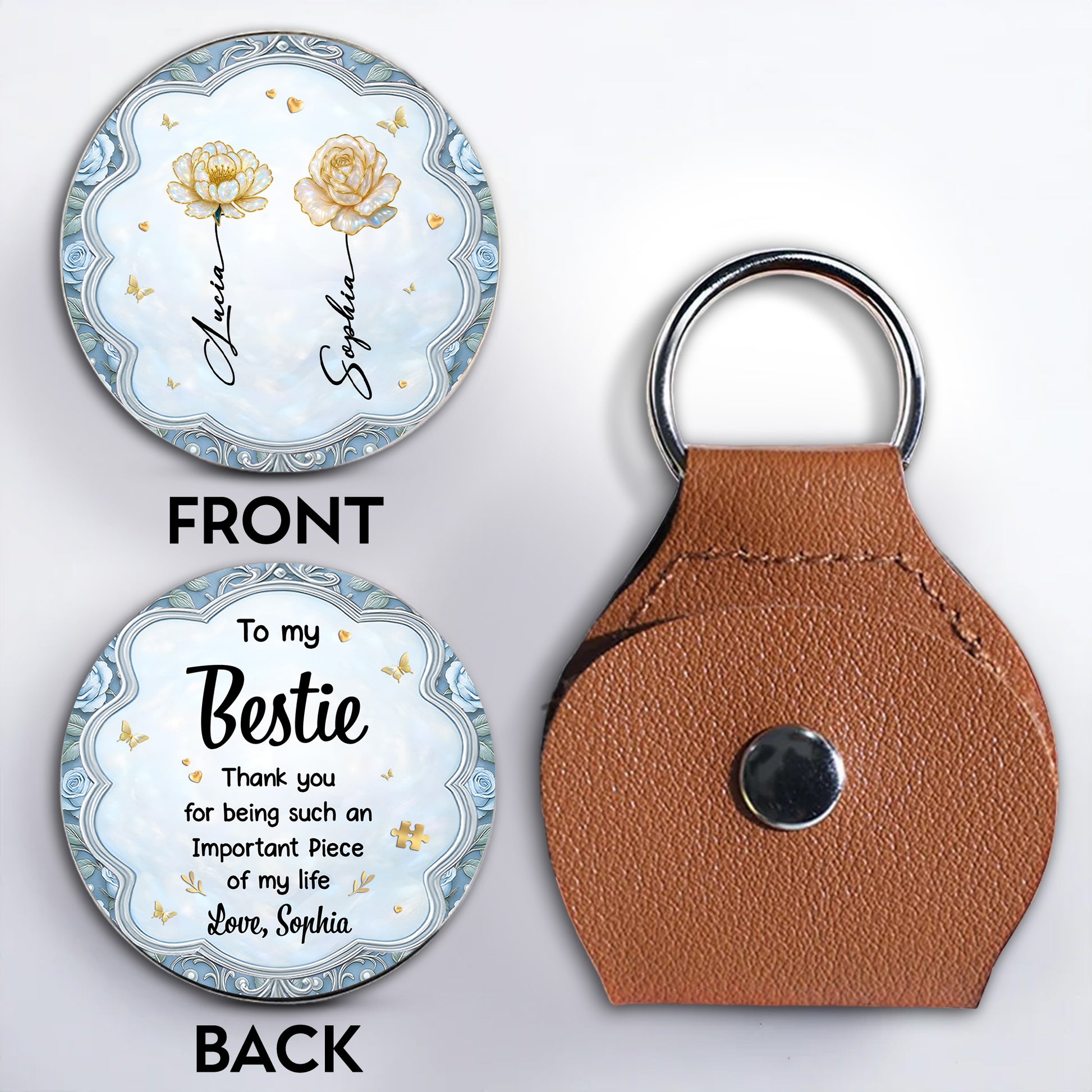 To My Bestie Thank You For Being An Important Piece Of My Life