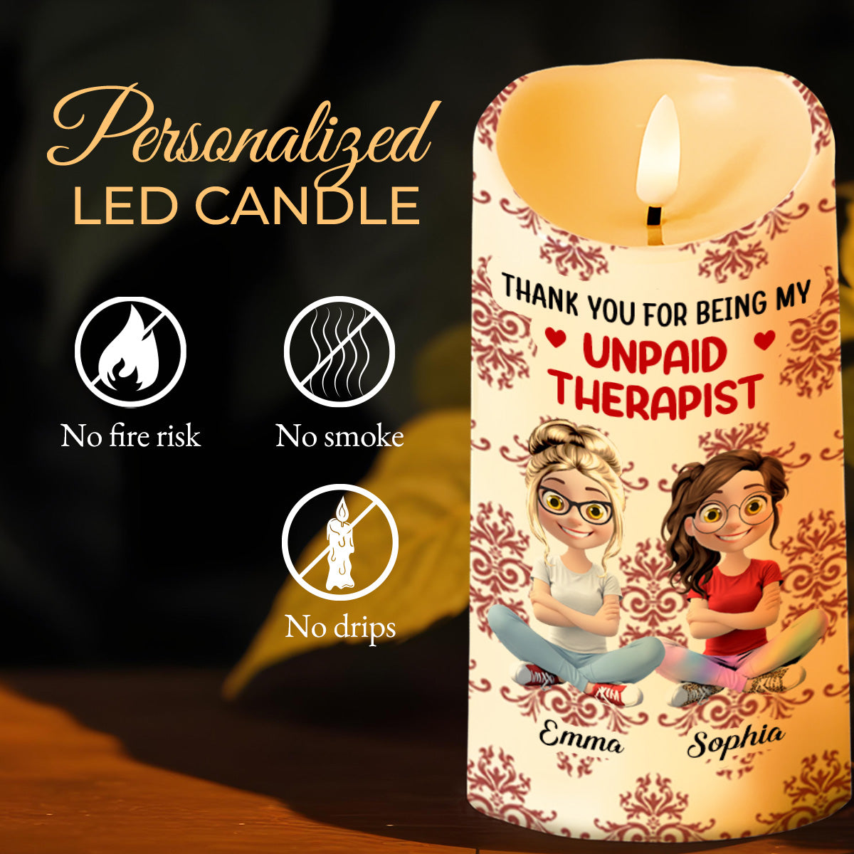 Thank You For Being My Unpaid Therapist, Two Friends