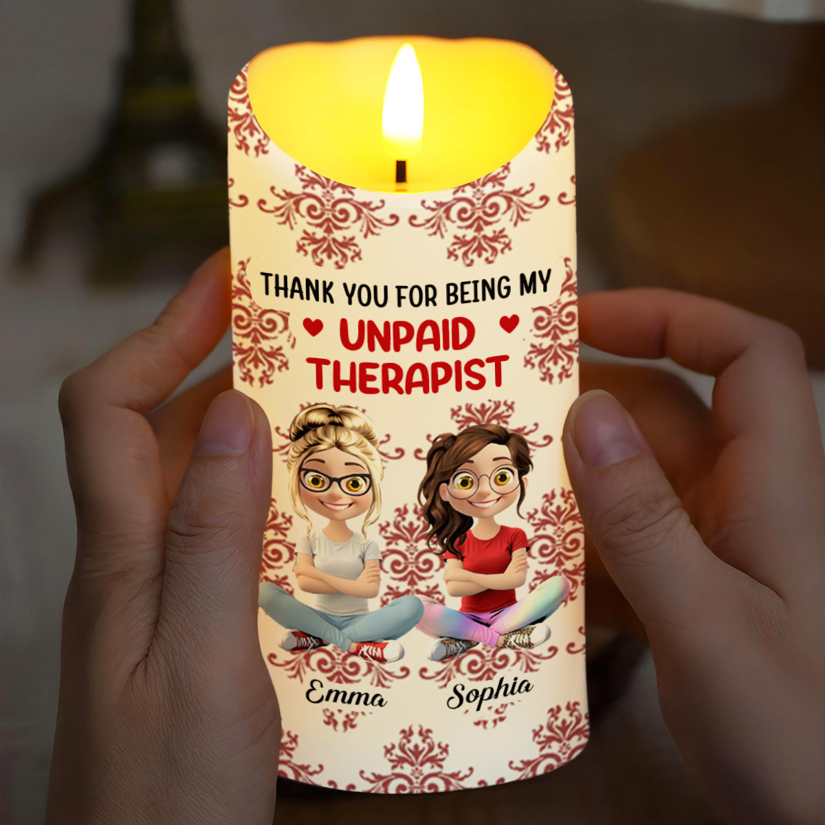 Thank You For Being My Unpaid Therapist, Two Friends