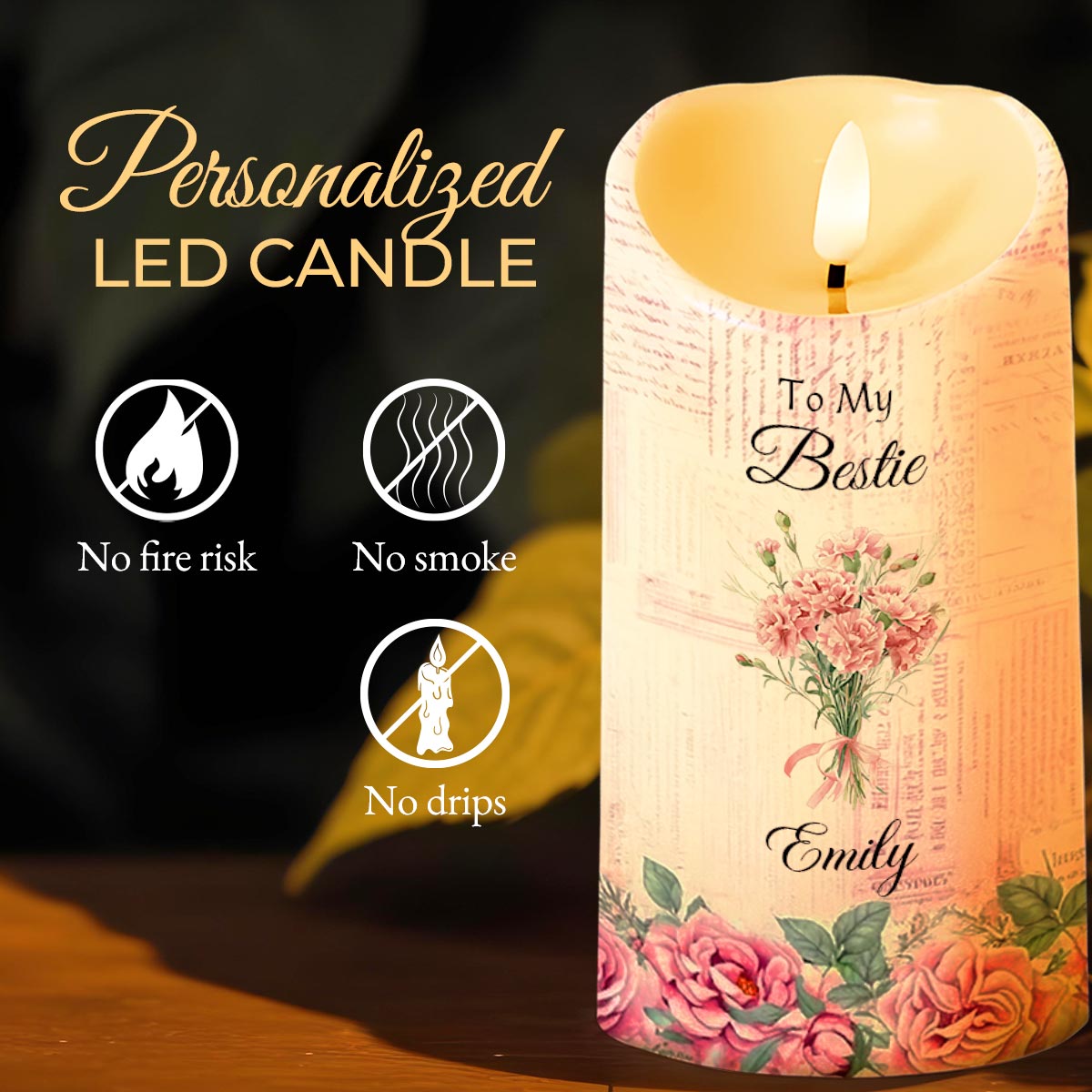 Friends Give Hope When Life Is Low, Flowers