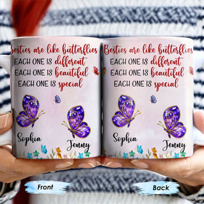 Besties Are Like Butterflies, Beautiful And Special