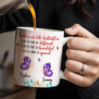 Besties Are Like Butterflies, Beautiful And Special