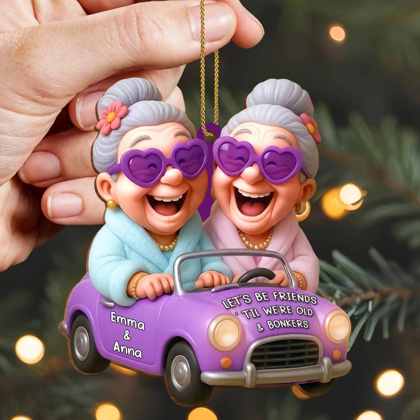 Let's Be Friends 'Til We're Old And Bonkers, Elderly Women In Car