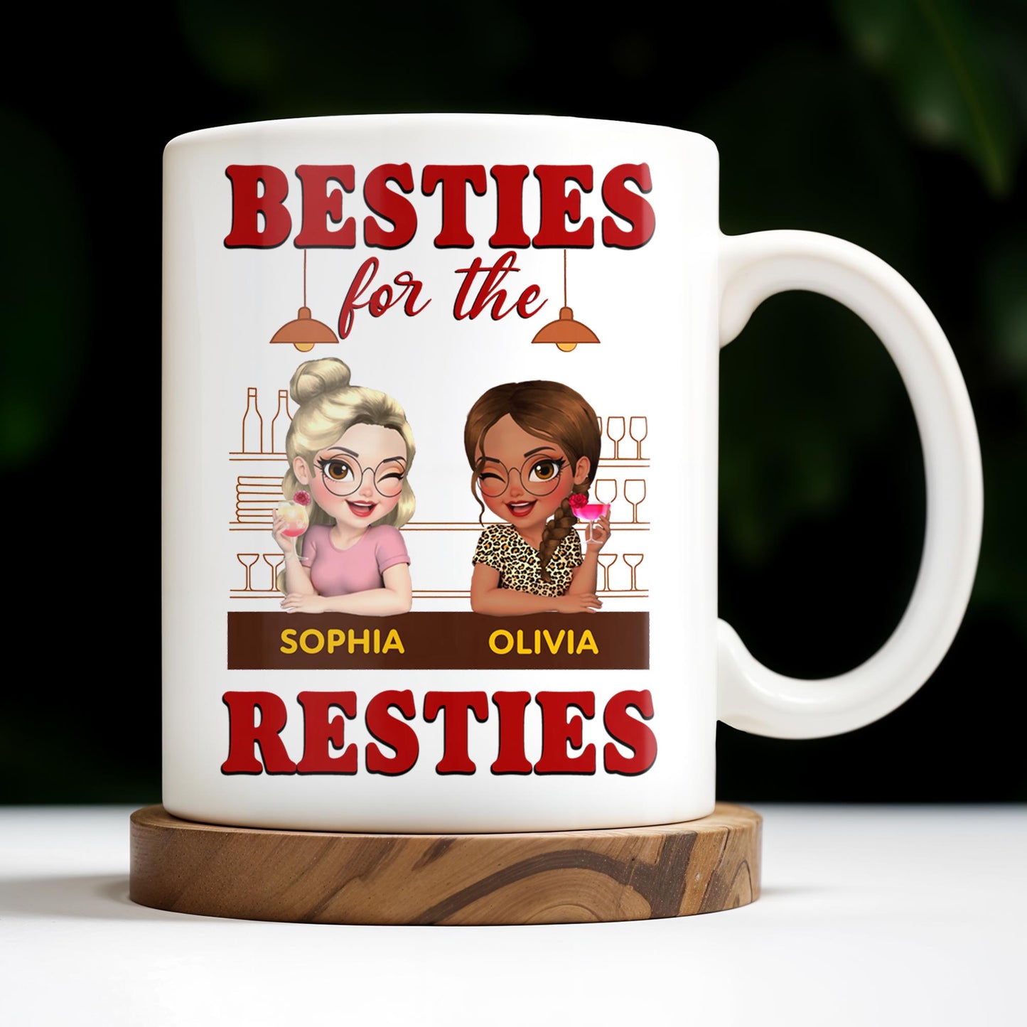 Besties For The Resties, Two Girls Enjoying Drinks