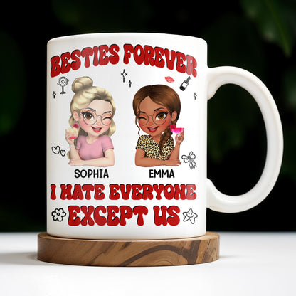 Besties Forever, I Hate Everyone Except Us, Ice Cream And Rose