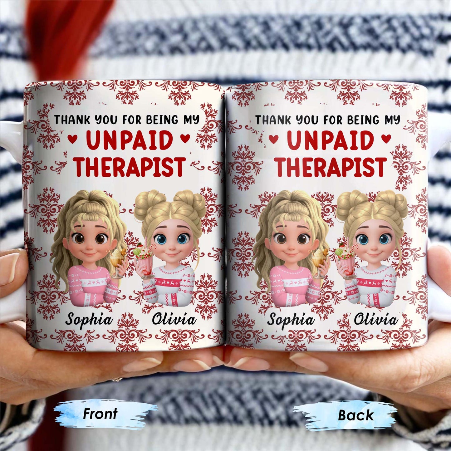 Thank You For Being My Unpaid Therapist With Cartoon Girls