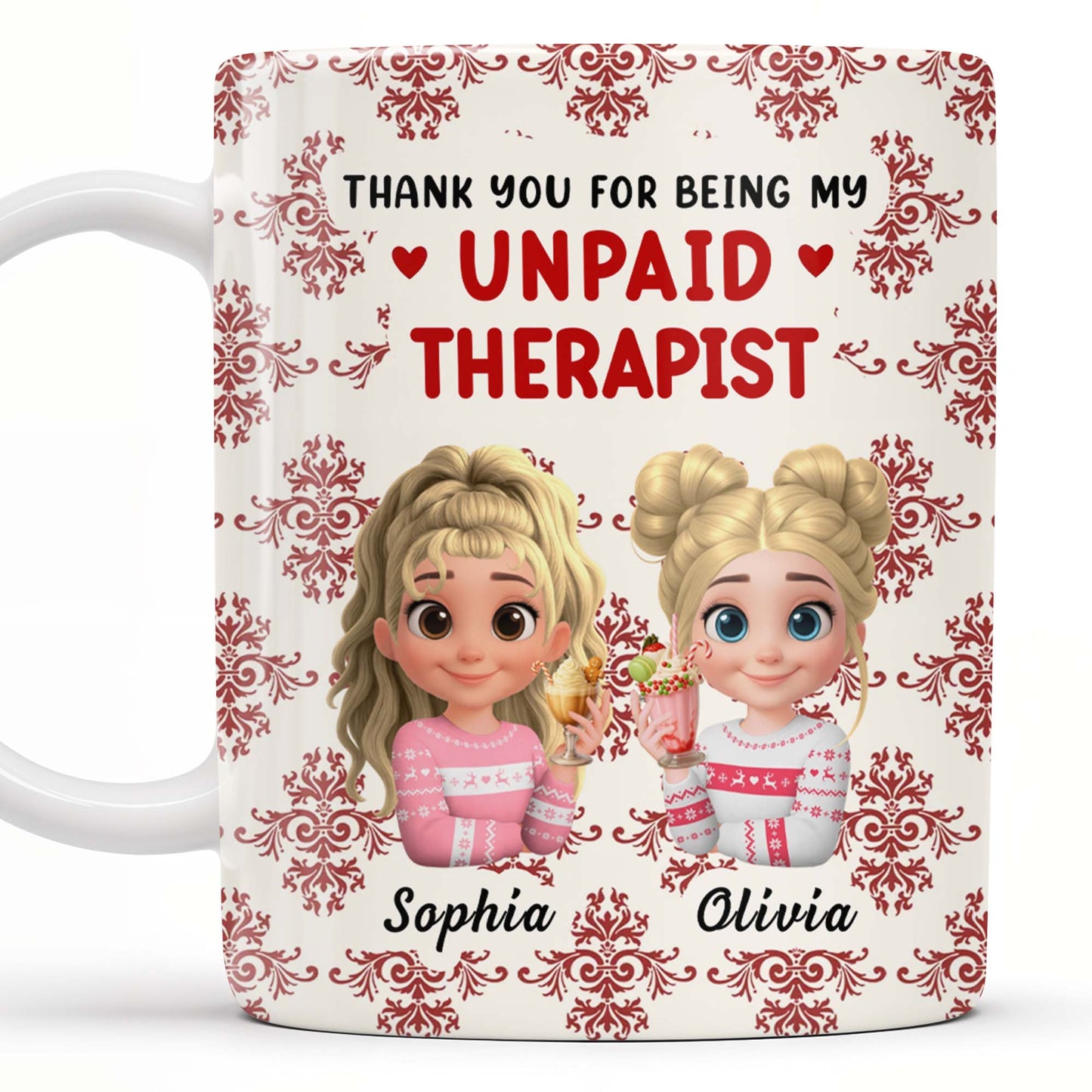 Thank You For Being My Unpaid Therapist With Cartoon Girls