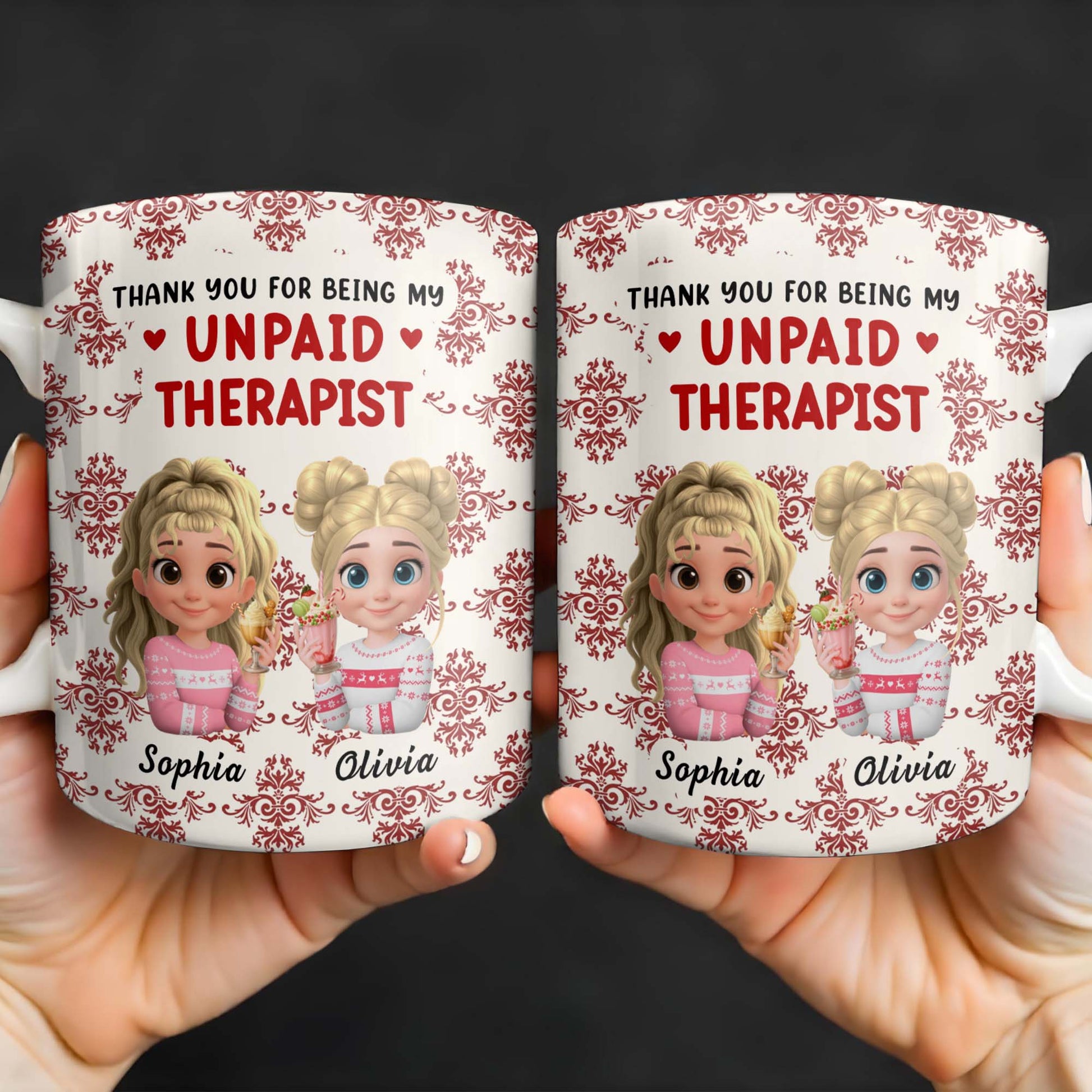 Thank You For Being My Unpaid Therapist With Cartoon Girls