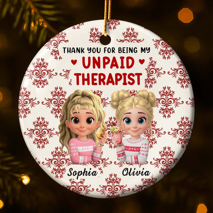 Thank You For Being My Unpaid Therapist Character Design