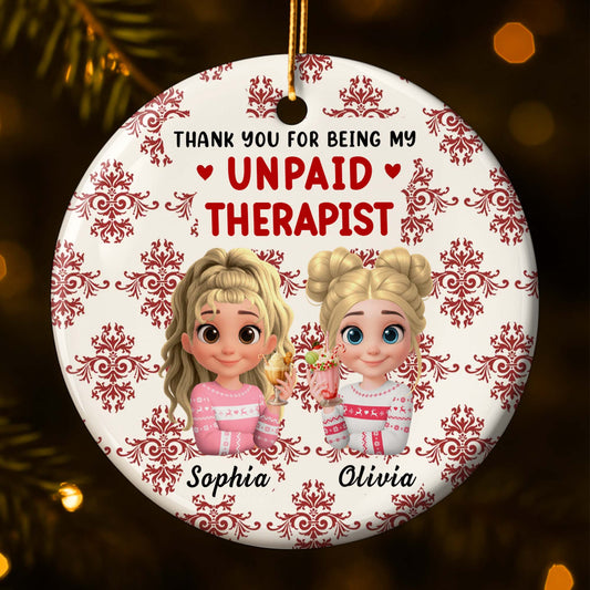 Thank You For Being My Unpaid Therapist Character Design