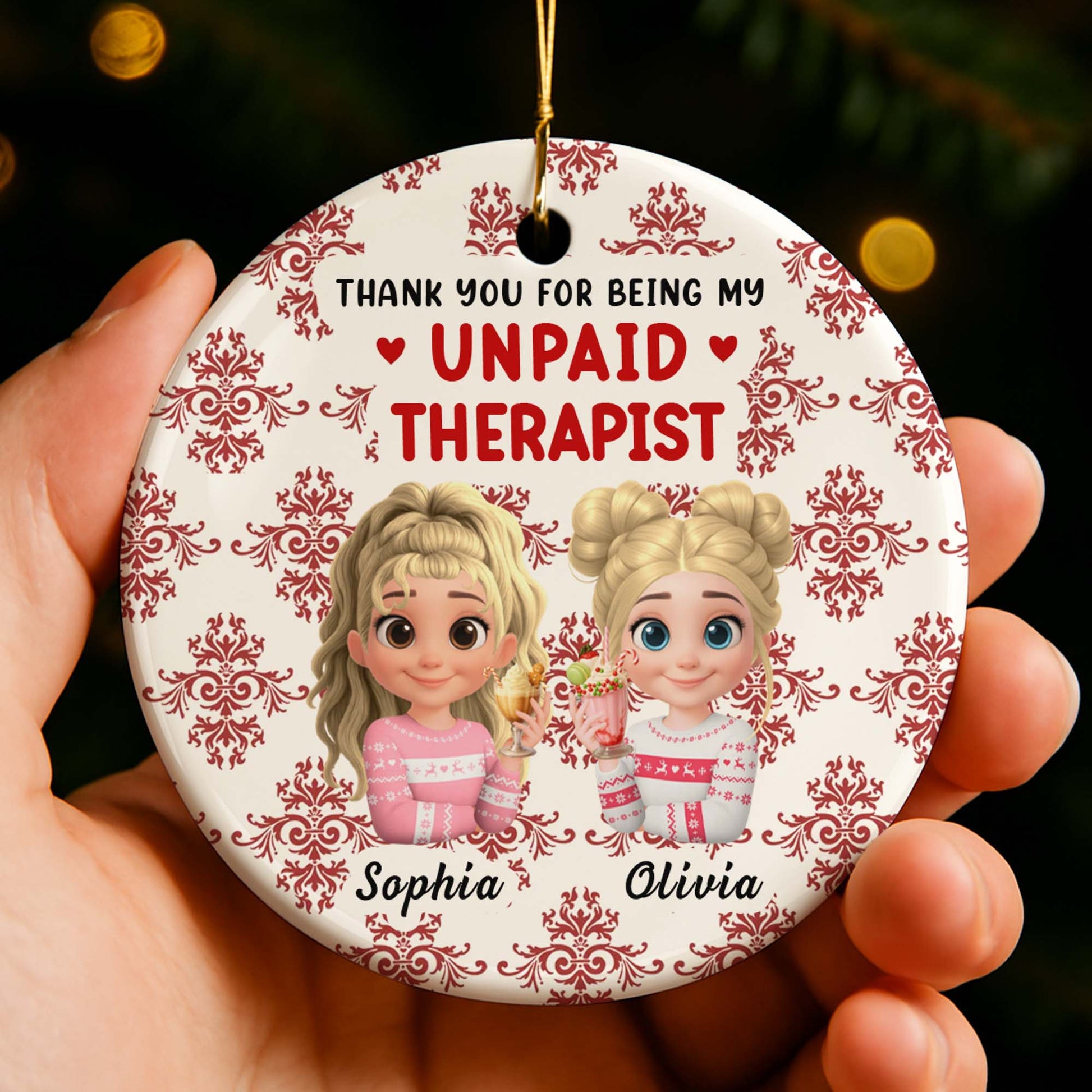 Thank You For Being My Unpaid Therapist Character Design