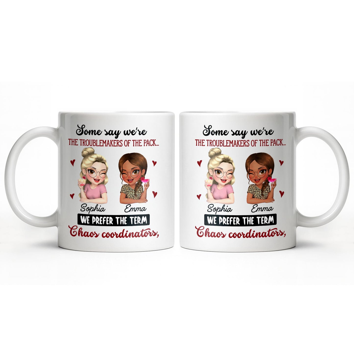 Chaos Coordinators, Cartoon Characters And Hearts