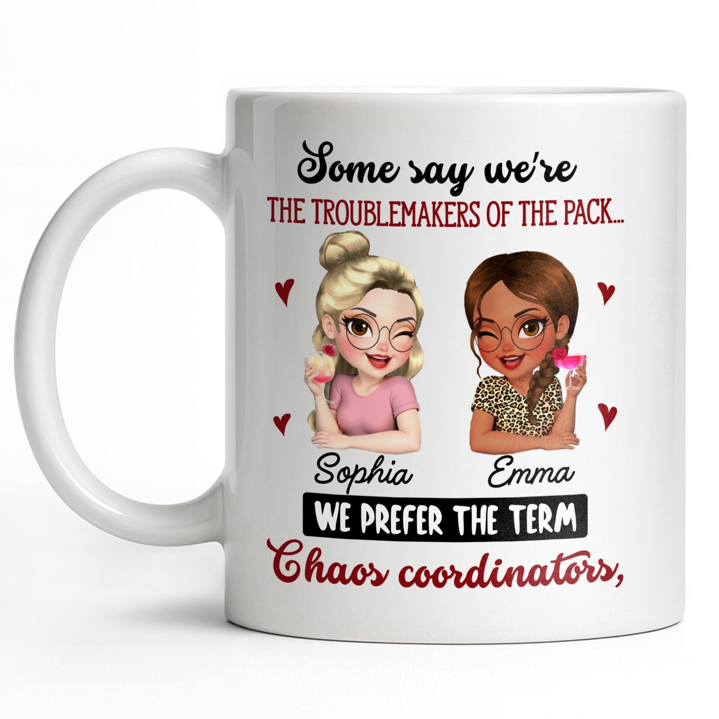 Chaos Coordinators, Cartoon Characters And Hearts