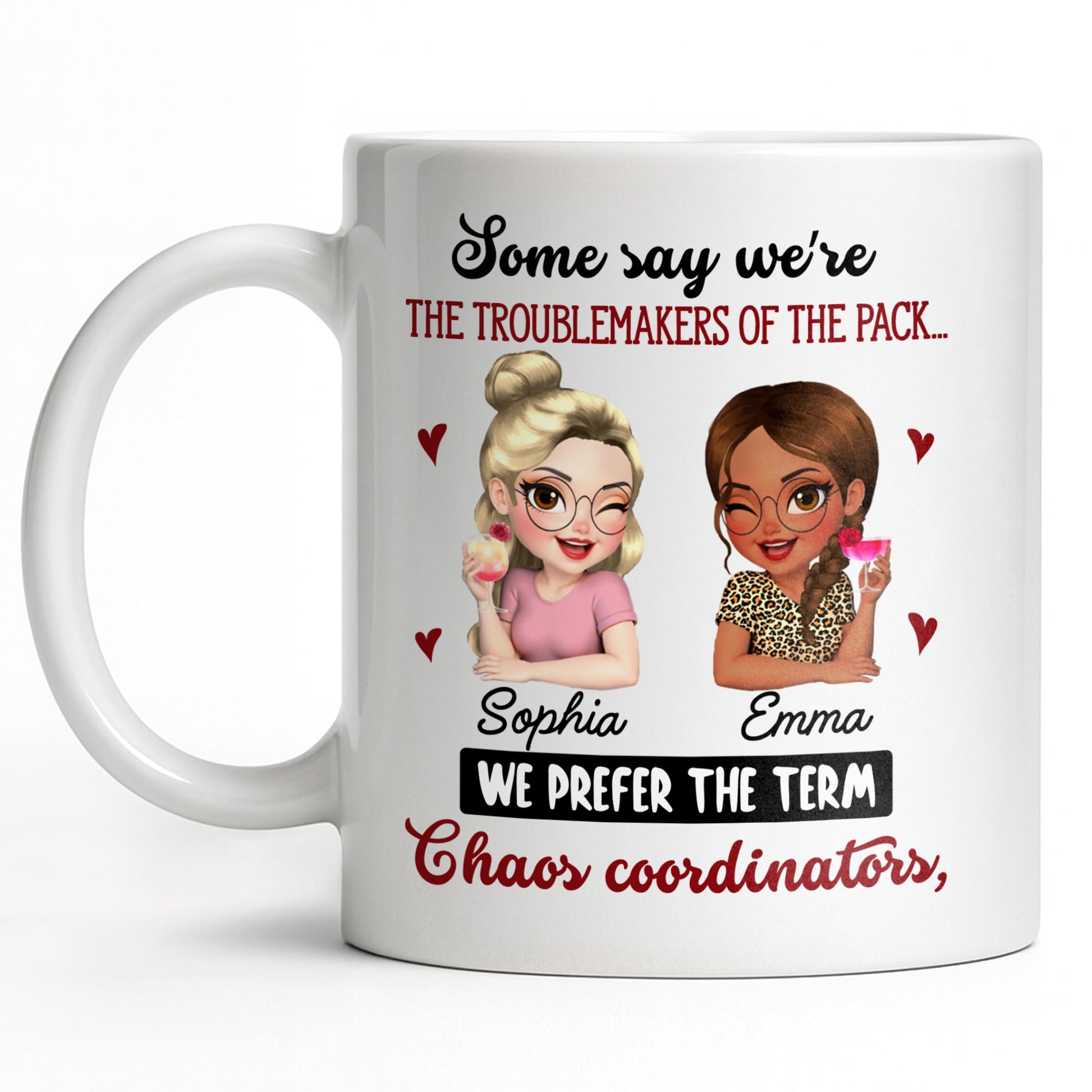 Chaos Coordinators, Cartoon Characters And Hearts