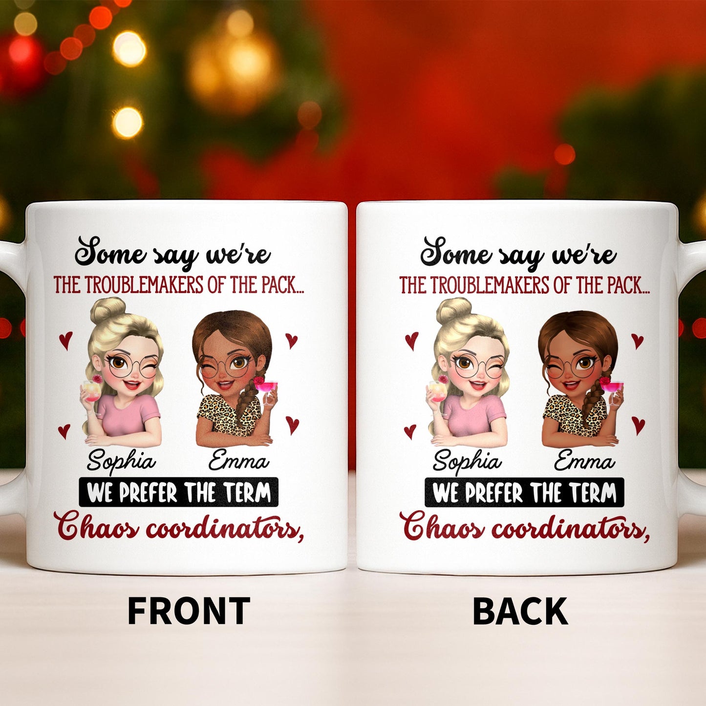 Chaos Coordinators, Cartoon Characters And Hearts