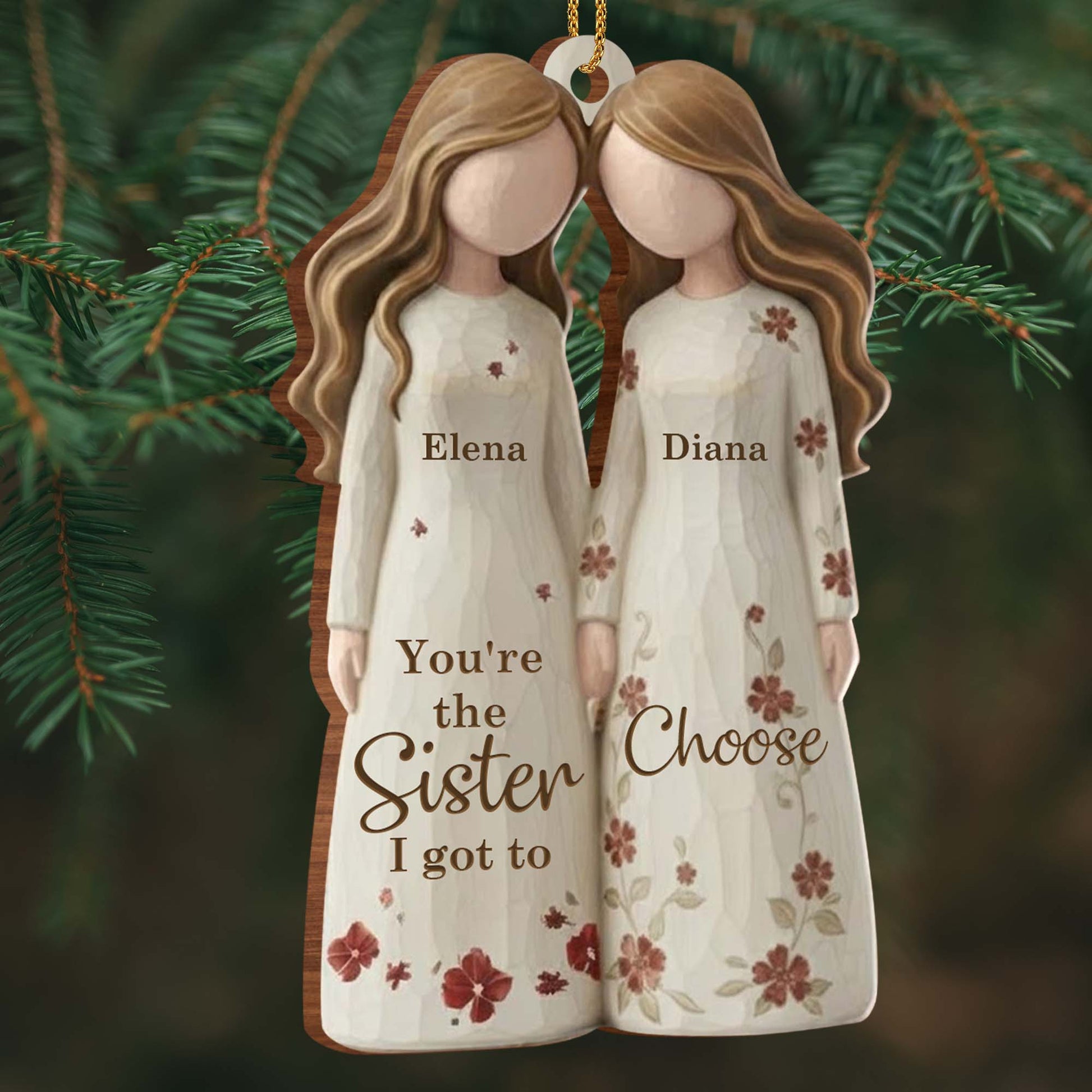 You're The Sister I Got To Choose With Dresses And Flowers