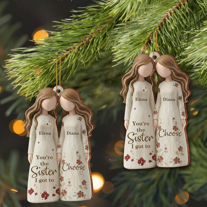 You're The Sister I Got To Choose With Dresses And Flowers