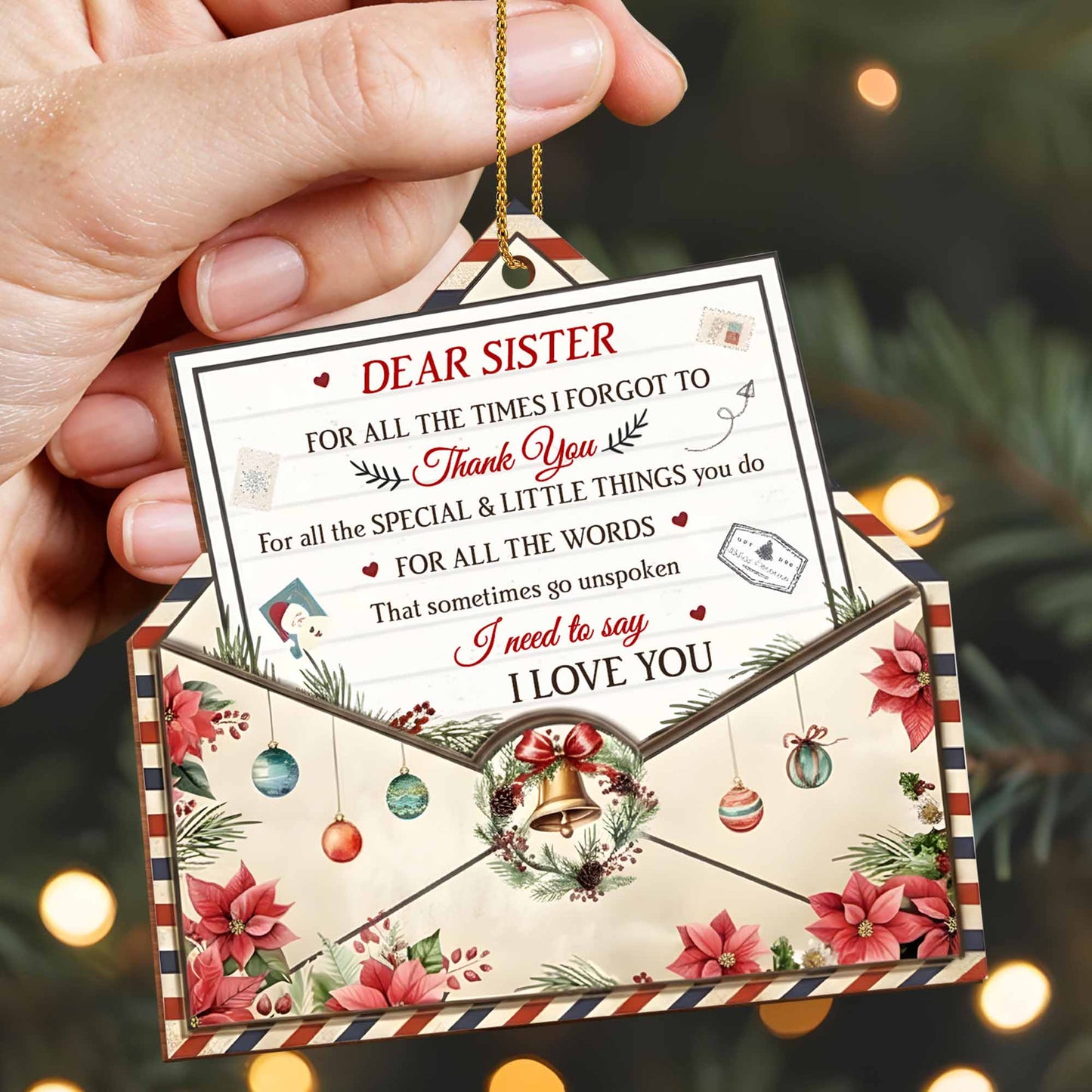 Thank You For All The Special Things, Christmas Ornaments And Bells