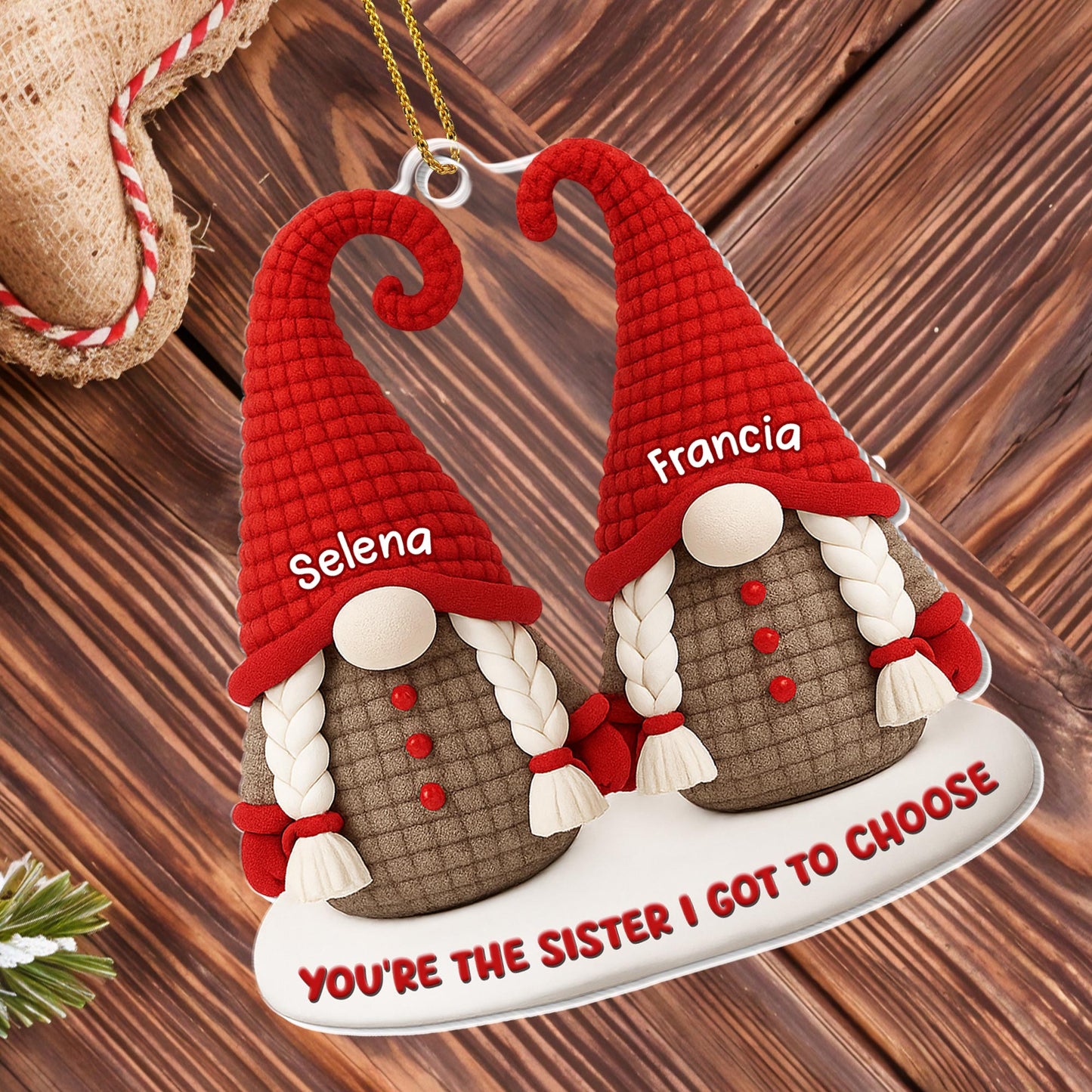 You're The Sister I Got To Choose Gnomes